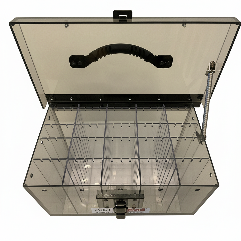 best box to hold muskie tackle Lakewood Musky Monster Gray Medium Box A037 Holds up to 80 baits Four removable/adjustable and 4 solid hanging lure dividers Two Bucktail rails Zippered storage pockets on each end hold 3600 style Plano Stowaway storage boxes Zippered storage pockets on each side pocket for small item Four front Ballistic Tool storage pockets Large rear zippered pocket holds a 3700 style Plano Stowaway storage box Heavy duty webbing handle sewn around case and adjustable shoulder strap Floats when loaded Musky Monster Freshwater Tackle Box