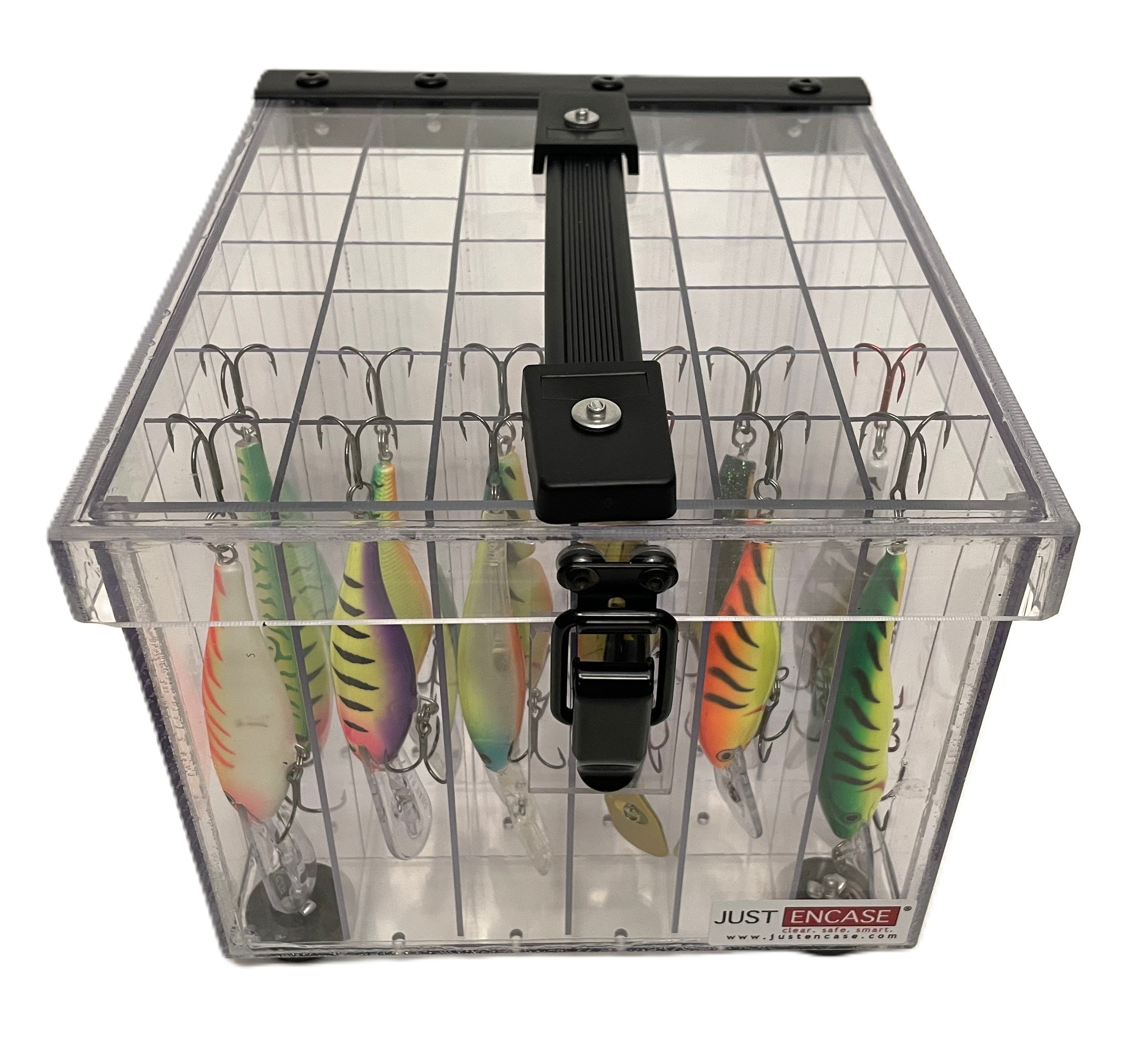 clear musky tackle boxes Standard Deck These boxes will protect your lures from bouncing around while driving your boat or on the road Magnum Top Shelf Tackle Box