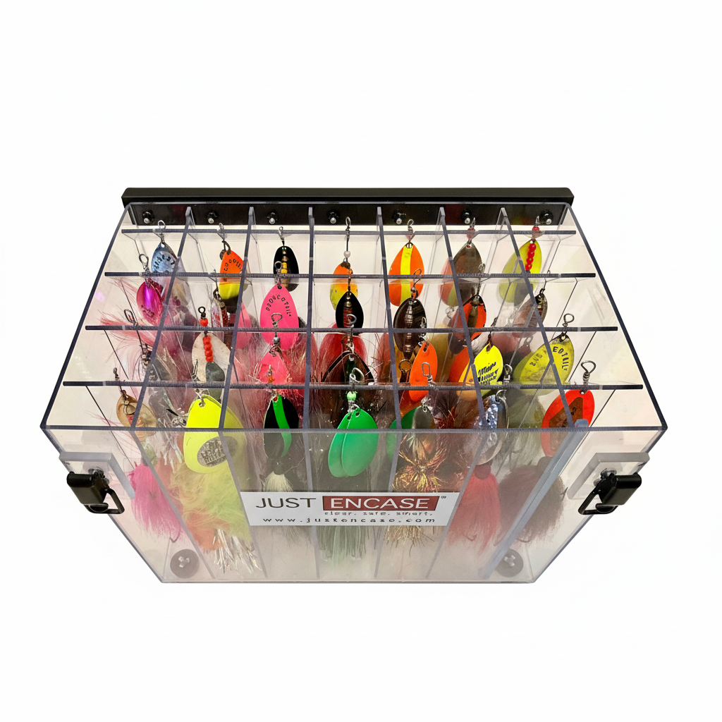 deer tackle box Plano Three Tray Flipsider Plano Muskie Hang Bait Tackle Box 791502 This Tackle Box offers organized capacity for 40 baits that are up to 12 inches long as well as other accessories Tatayosi Dual-layer Fishing Tackle Box;Tackle